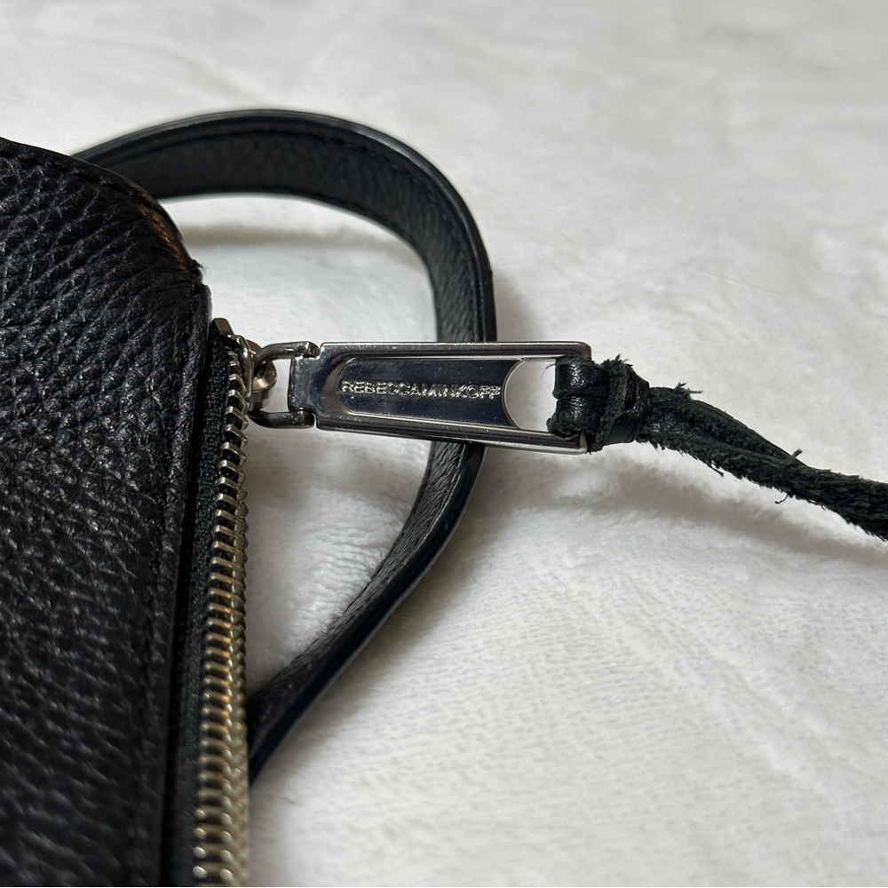 Rebecca Minkoff Avery Black & Silver Crossbody Purse - Picture 3 of 6